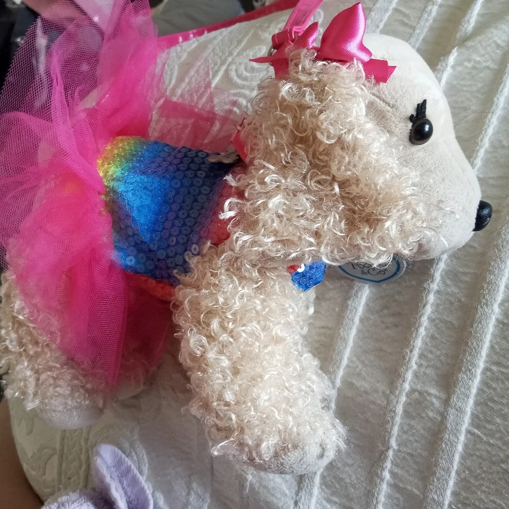 Kids poochie & Company curly dog purse